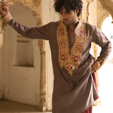 Clay Chanderi Kurta with Salwaar