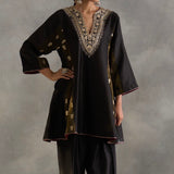 Inayat - Black Choga With Salwaar