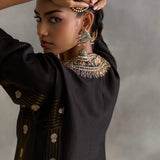 Inayat - Black Choga With Salwaar