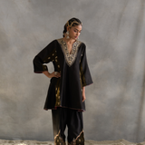 Inayat - Black Choga With Salwaar
