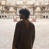 Clay Chanderi Kurta with Salwaar