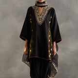 Inayat - Black Choga With Salwaar