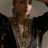 Inayat - Black Choga With Salwaar