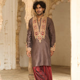 Clay Chanderi Kurta with Salwaar