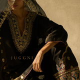 Inayat - Black Choga With Salwaar